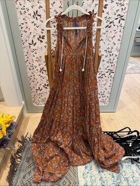 yvonne s hippy tiered printed cotton-voile maxi dress Yvonne S. | Dresses | Yvonne S Hippy Tiered Printed Cottonvoile Sleeveless Maxi Dress Size S